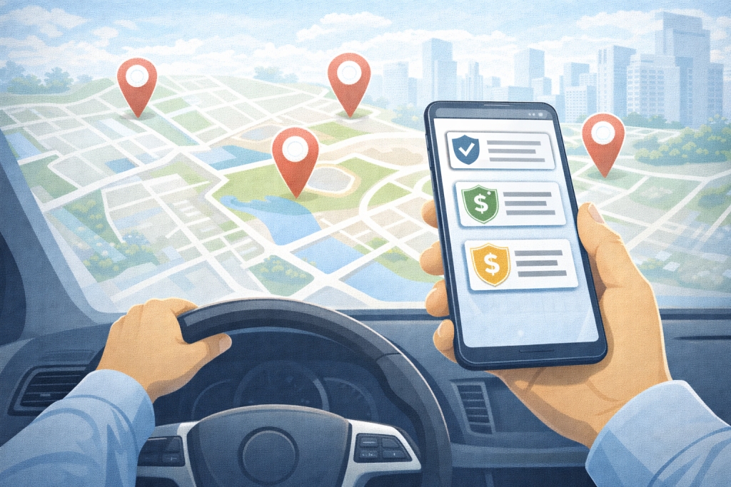 Introduction: Why “Near Me” Searches Matter for SR-22 InsuranceWhen drivers search for cheap SR-22 insurance near me, they are usually facing an urgent deadline. License reinstatement, DMV filing, or court compliance often requires same-day proof, and delays can lead to extended suspensions or additional fees.

This article explains how to find affordable SR-22 insurance locally, what to expect from nearby providers, and how to avoid common traps that increase costs or delay filing.

What “Cheap SR-22 Insurance Near Me” Really Means

In SR-22 searches, “cheap” rarely means the lowest advertised price. It means:

Fast SR-22 filing

DMV-compliant coverage

No filing errors

Minimal upfront costs

Reliable ongoing compliance

The wrong policy—even if cheaper—can end up costing far more if it triggers a rejection or lapse.

Where to Find Local SR-22 Insurance Providers
Independent Insurance Agencies

Local independent agencies often work with multiple high-risk insurers and can:

Compare rates quickly

File SR-22 the same day

Explain state-specific requirements

Offer in-person or phone support

They are often the best option for first-time SR-22 filings.

Online SR-22 Specialists With Local Coverage

Many national providers operate locally even without storefronts. Benefits include:

Instant online quotes

Electronic SR-22 filing

24/7 access

Competitive pricing

Look for providers that clearly state SR-22 filing included, not “available upon request.”

High-Risk Auto Insurance Companies

Some insurers specialize in drivers with:

Suspended licenses

Insurance lapses

Prior filings

These companies often price SR-22 policies more competitively because they expect compliance-driven customers.

How Local SR-22 Insurance Pricing Works

SR-22 insurance is not a separate policy. It is a state filing attached to your auto insurance, and pricing is affected by:

Driving record

Length of SR-22 requirement

State minimum coverage levels

Vehicle type

ZIP code

Local pricing differences matter—rates can vary significantly even between nearby cities.

Average Cost of Cheap SR-22 Insurance (What to Expect)

While prices vary, most drivers see:

Higher initial premiums than standard policies

Monthly payment options

Additional filing or administrative fees in some states

The cheapest SR-22 option is usually the one that allows continuous coverage without lapses.

Same-Day SR-22 Filing: Why Local Providers Have an Advantage

Local agencies and regionally active insurers often provide:

Same-day electronic filing

Direct DMV system integration

Faster confirmation of acceptance

This is especially important when:

Reinstatement deadlines are near

Court dates are approaching

Temporary permits are expiring

Always confirm how long filing takes, not just whether it’s offered.

Red Flags to Avoid When Shopping for Cheap SR-22 Insurance
Warning Signs

No clear mention of SR-22 filing

Delayed or “manual” submissions

Extra fees not disclosed upfront

No proof of DMV acceptance

Poor local reviews or complaints

A low quote that fails to file correctly is not a bargain.

Tips to Lower SR-22 Insurance Costs Locally

Even with a filing requirement, you can still reduce costs by:

Choosing state minimum coverage if allowed

Maintaining continuous coverage

Avoiding payment lapses

Completing required reinstatement steps promptly

Asking about discounts for electronic billing or safe driving programs

Local agents often know which carriers are most lenient for SR-22 drivers.

“Near Me” Search Optimization: What Drivers Should Look For

When clicking search results, prioritize providers that:

List your state explicitly

Mention SR-22 in service descriptions

Offer phone numbers with local area codes

Provide immediate confirmation

Have reviews mentioning filings or reinstatements

These signals usually indicate real local capability.

How Switching Providers Affects SR-22 Compliance

Switching to a cheaper provider is possible, but:

Coverage must overlap

New SR-22 filing must be submitted immediately

DMV acceptance must be confirmed

Even short gaps can reset the compliance period.

Local SR-22 Insurance for Non-Owners

Some drivers don’t own a vehicle but still need SR-22 coverage. Local providers may offer:

Non-owner policies

Lower premiums

Compliance-only solutions

Always confirm that the non-owner policy supports SR-22 filing in your state.

Frequently Asked Questions About Cheap SR-22 Insurance Near Me

Is local SR-22 insurance more expensive than online?
Not always. Local agents can sometimes access regional carriers with better pricing.

Can I get SR-22 insurance the same day?
Yes, many providers offer same-day or even instant filing.

Does “near me” matter if filing is electronic?
Yes. Local providers understand state systems and common rejection issues.

Conclusion: Affordable SR-22 Insurance Is About Speed and Accuracy

Finding cheap SR-22 insurance near me is about more than price. It’s about choosing a provider that can file correctly, quickly, and consistently for the full compliance period.

Drivers who prioritize reliability, local knowledge, and continuous coverage often spend less over time and complete their SR-22 requirements without setbacks.